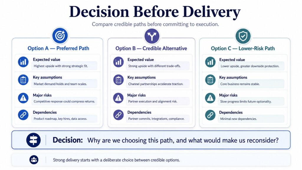 initiative planning illustrated in a planning workflow